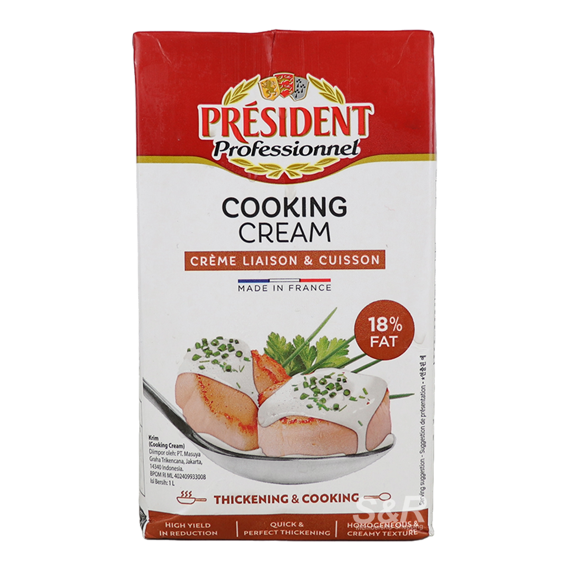 President Cooking Cream 1L President Cooking Cream 1L